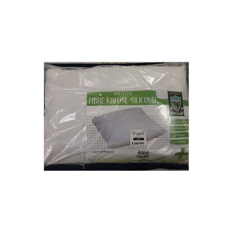 OREILLER BLANC ALOE VERA 50X70CM