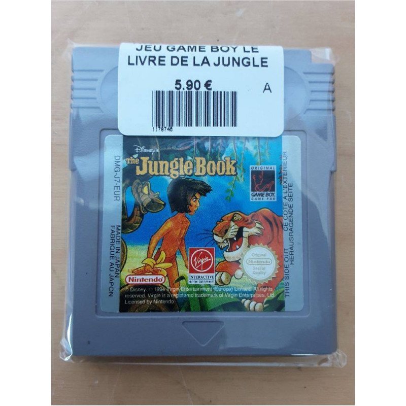 JEU GAME BOY LE LIVRE DE LA JUNGLE