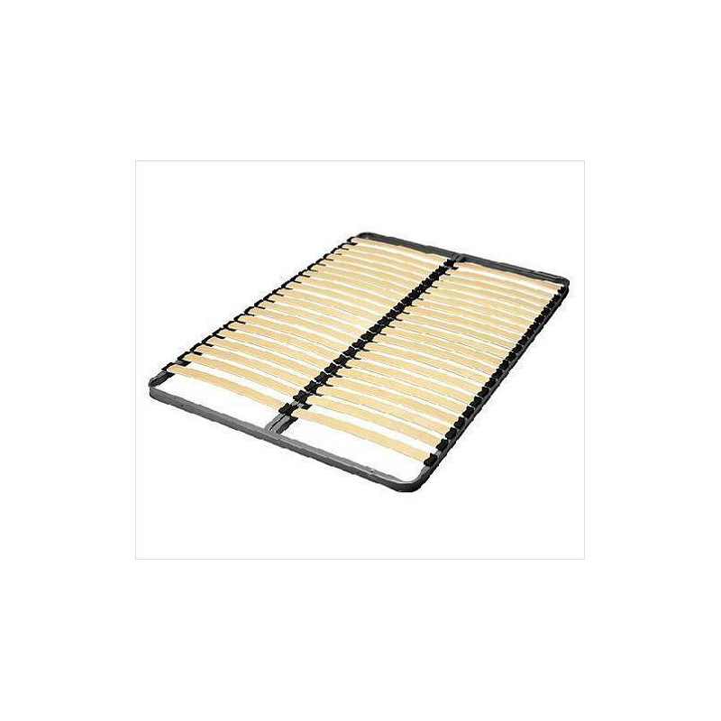 SOMMIER CADRE 22 LATTES 160X200 AVEC RENFORT CENTRAL