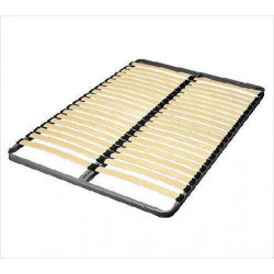 SOMMIER CADRE 22 LATTES 160X200 AVEC RENFORT CENTRAL