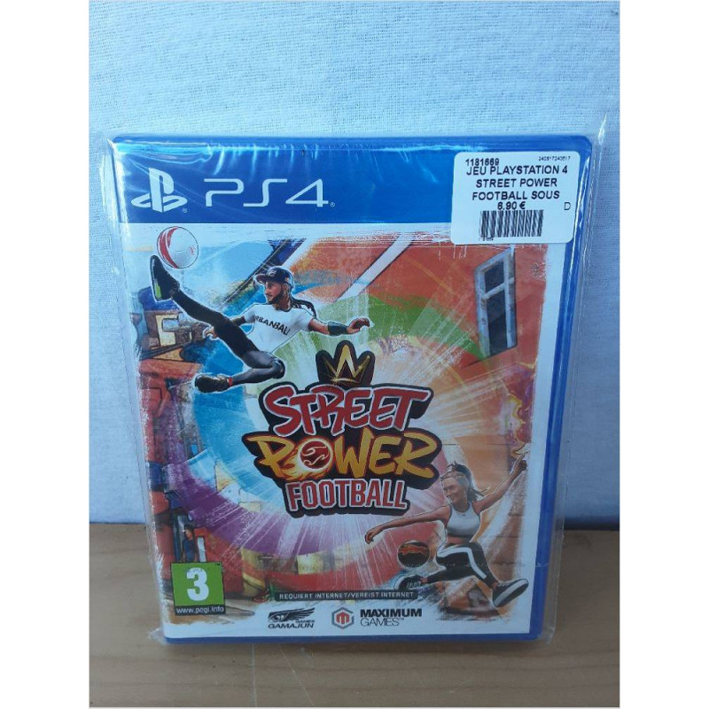 JEU PLAYSTATION 4 STREET POWER FOOTBALL SOUS BLISTER
