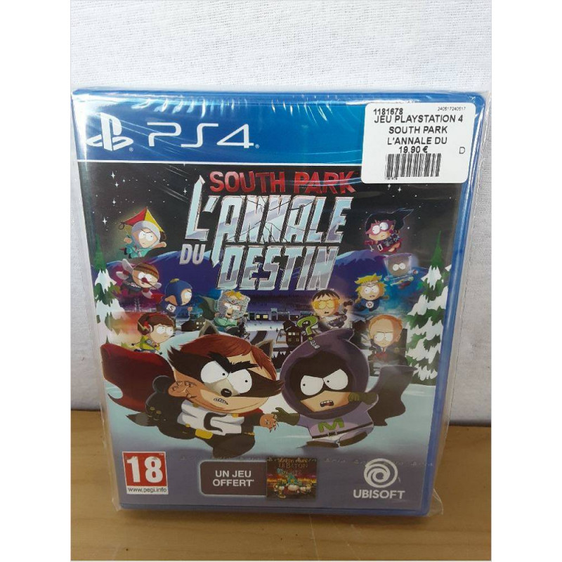 JEU PLAYSTATION 4 SOUTH PARK L\'ANNALE DU DESTIN SOUS BLISTER