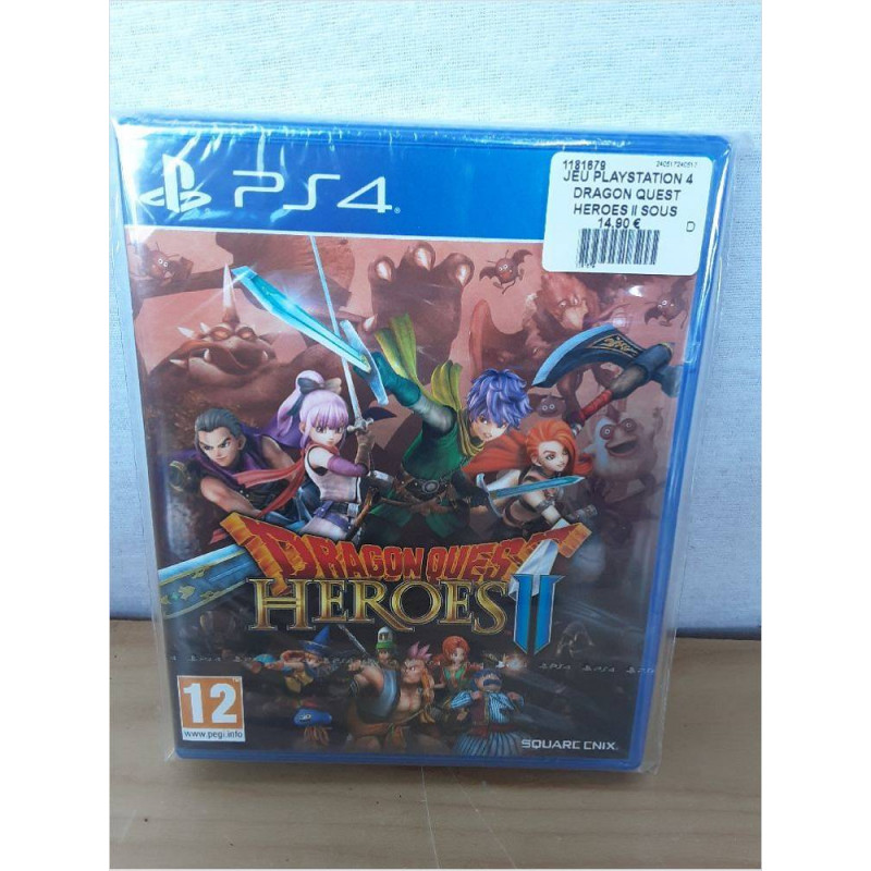 JEU PLAYSTATION 4 DRAGON QUEST HEROES II SOUS BLISTER