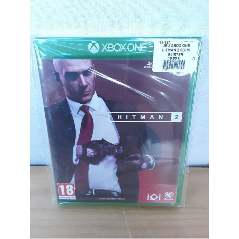 JEU XBOX ONE HITMAN 2 SOUS BLISTER