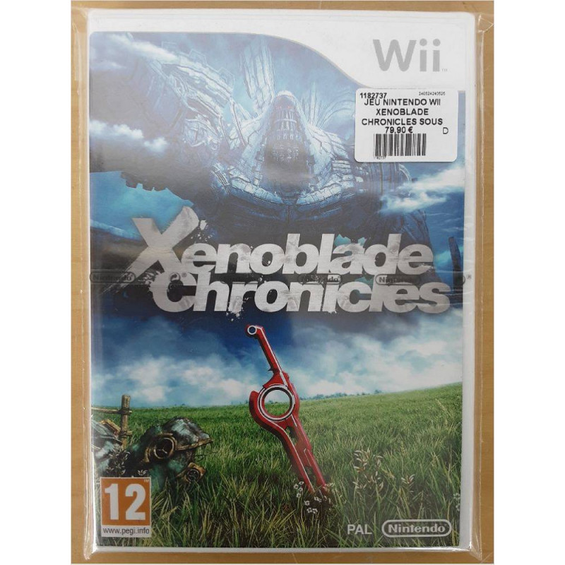 JEU NINTENDO WII XENOBLADE CHRONICLES SOUS BLISTER