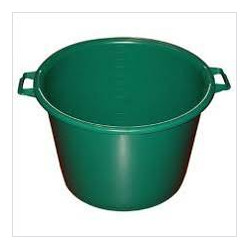 BAQUET ROND VERT 55L QUALITE FRANCE (B55)