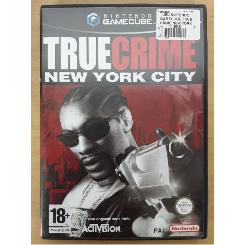 JEU NINTENDO GAMECUBE TRUE CRIME NEW YORK CITY COMPLET