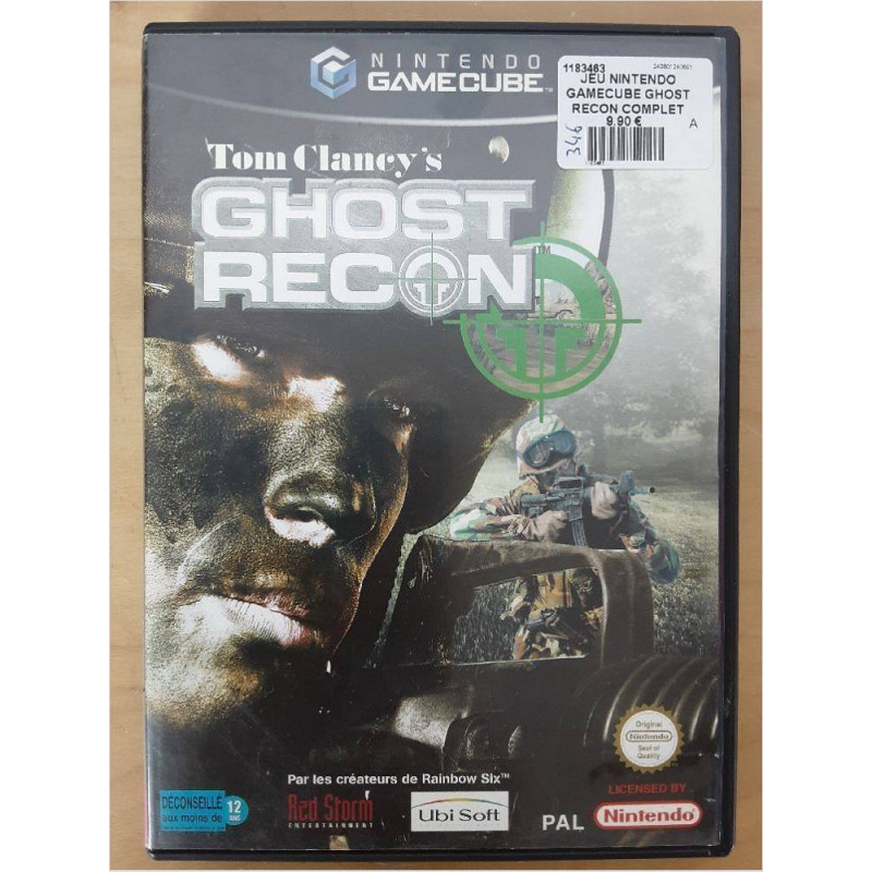 JEU NINTENDO GAMECUBE GHOST RECON COMPLET