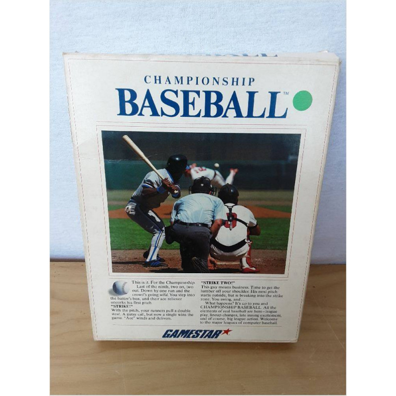 JEU AMIGA CHAMPIONSHIP BASEBALL