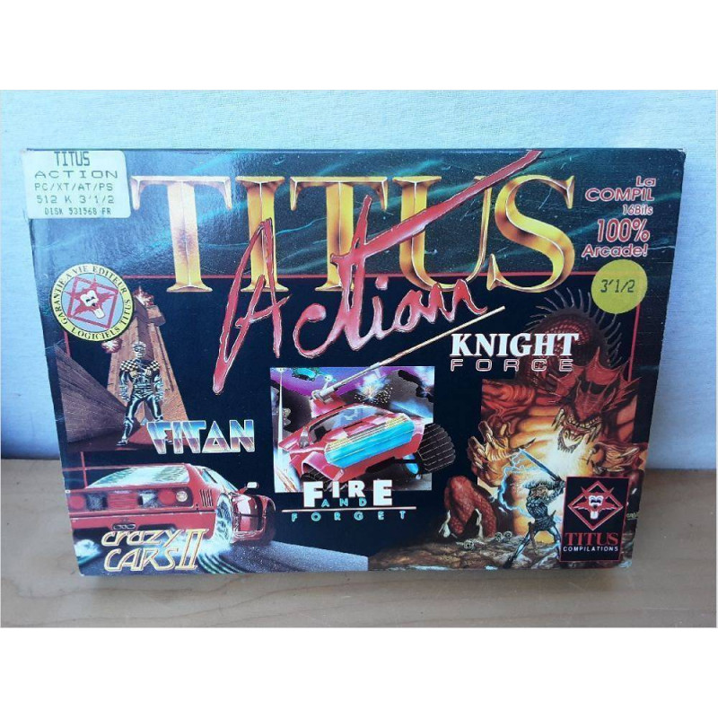 JEU PC/XT/AT/PS TITUS ACTION