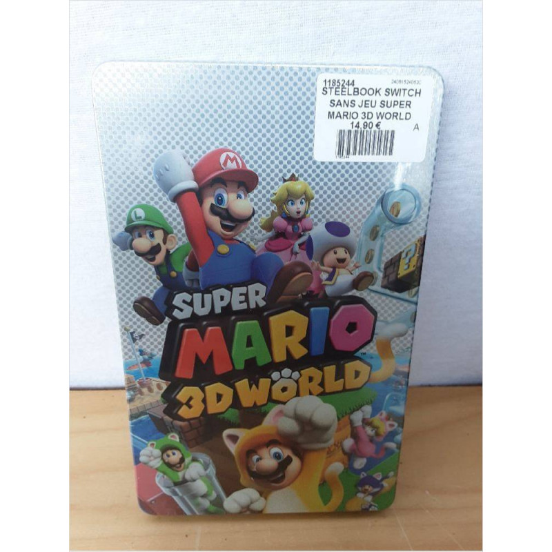 STEELBOOK SWITCH SANS JEU SUPER MARIO 3D WORLD