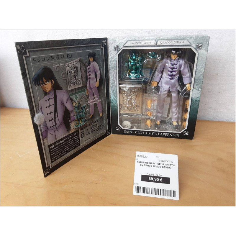 FIGURINE SAINT SEIYA SHIRYU EN TENUE CIVILE BANDAI