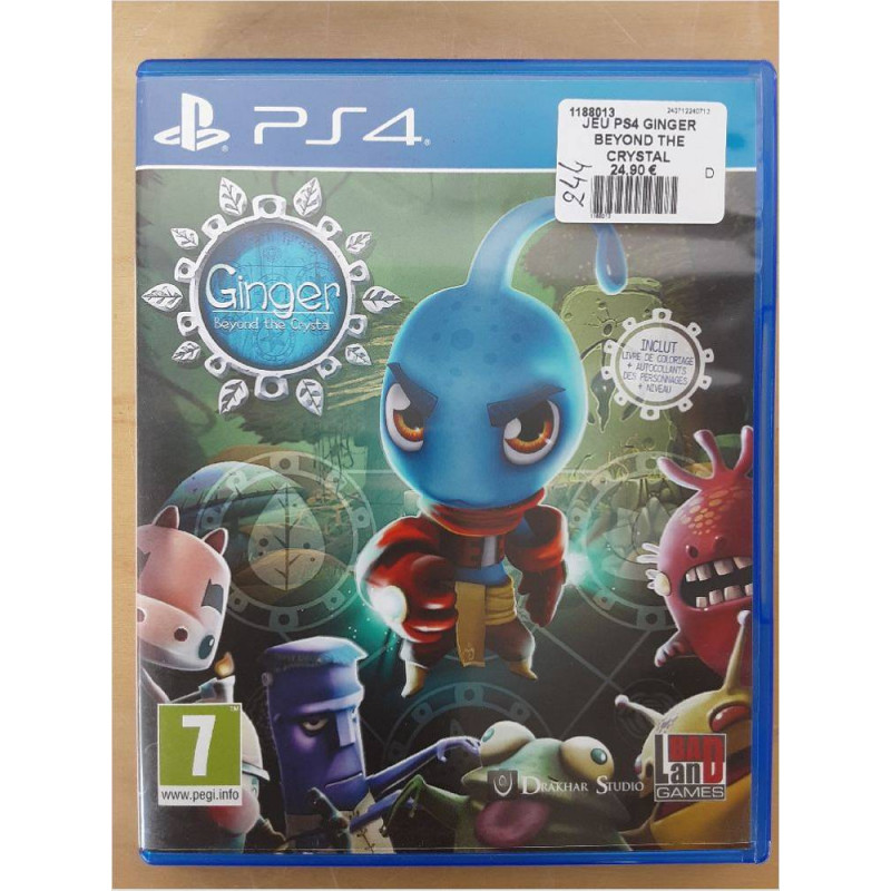 JEU PS4 GINGER BEYOND THE CRYSTAL