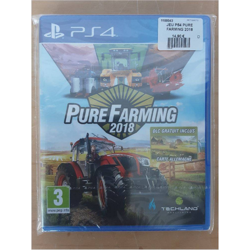 JEU PS4 PURE FARMING 2018