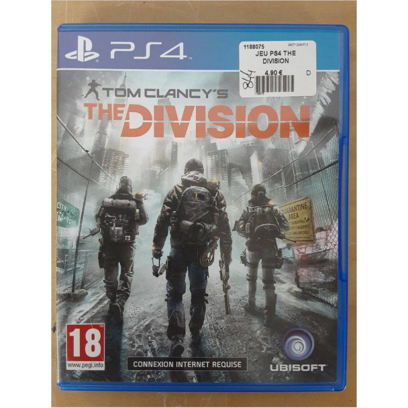 JEU PS4 THE DIVISION