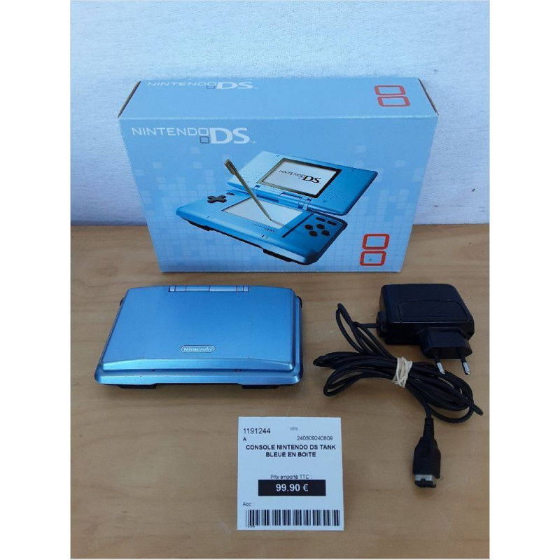 CONSOLE NINTENDO DS TANK BLEUE EN BOITE