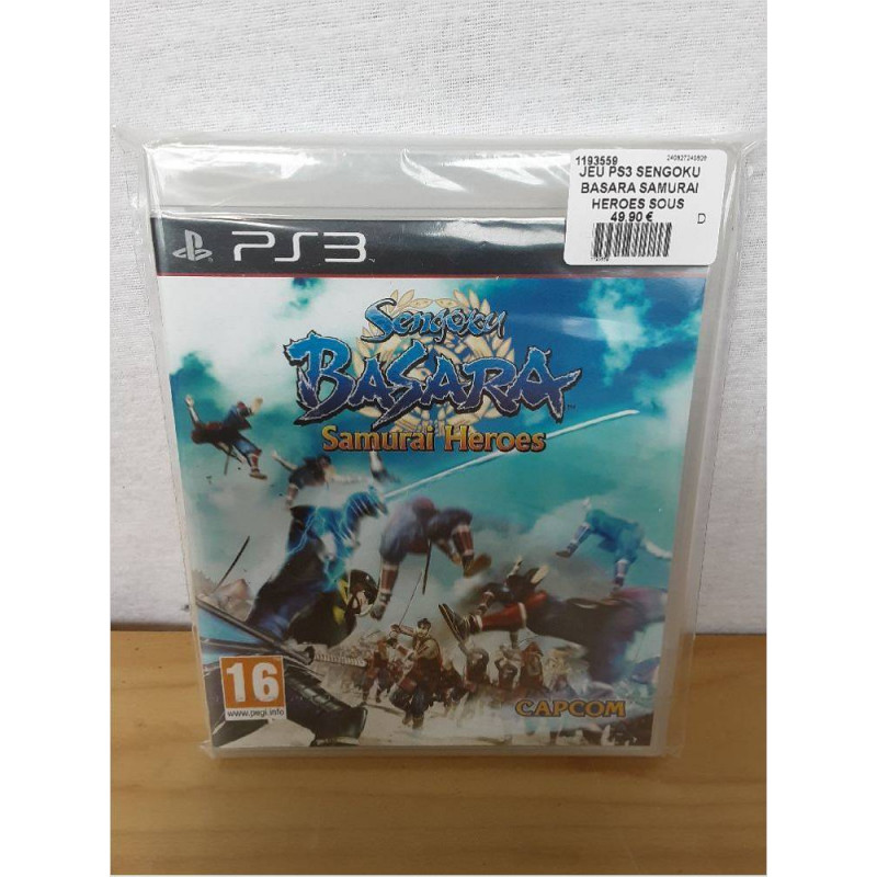 JEU PS3 SENGOKU BASARA SAMURAI HEROES SOUS BLISTER