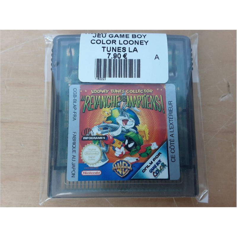 JEU GAME BOY COLOR LOONEY TUNES LA REVANCHE DES MARTIENS