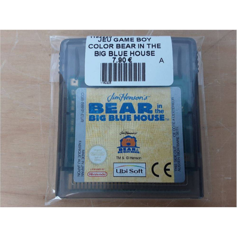 JEU GAME BOY COLOR BEAR IN THE BIG BLUE HOUSE