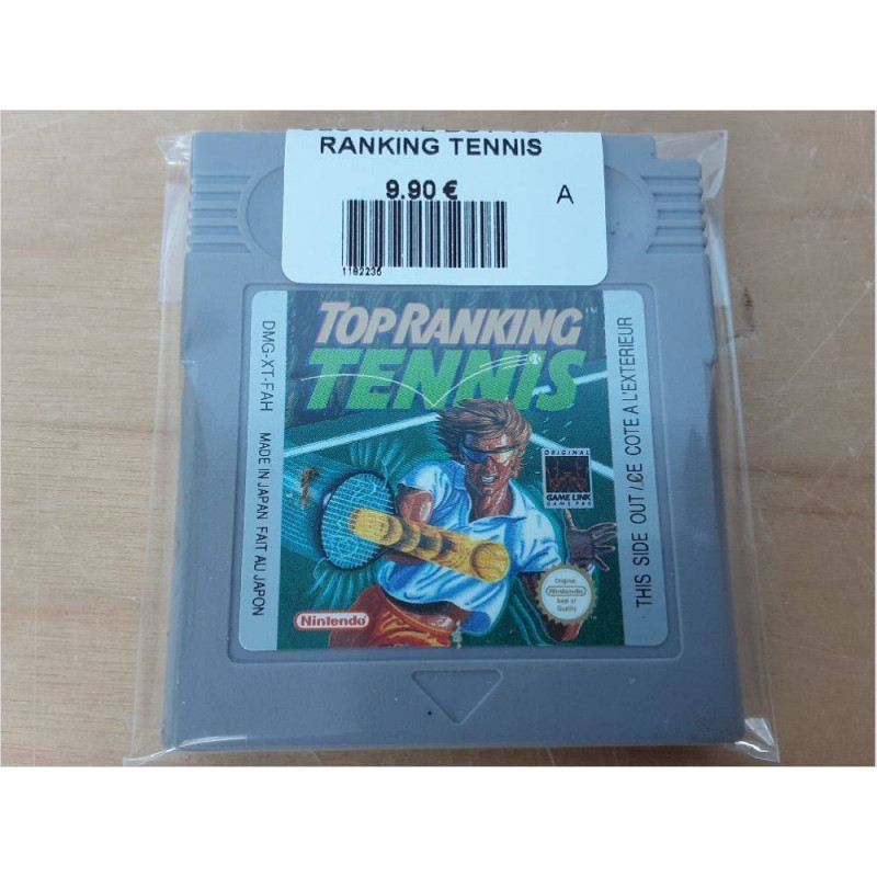 JEU GAME BOY TOP RANKING TENNIS