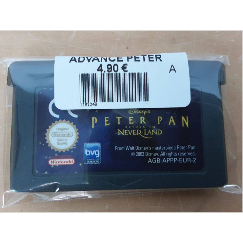 JEU NINTENDO GAME BOY ADVANCE PETER PAN 