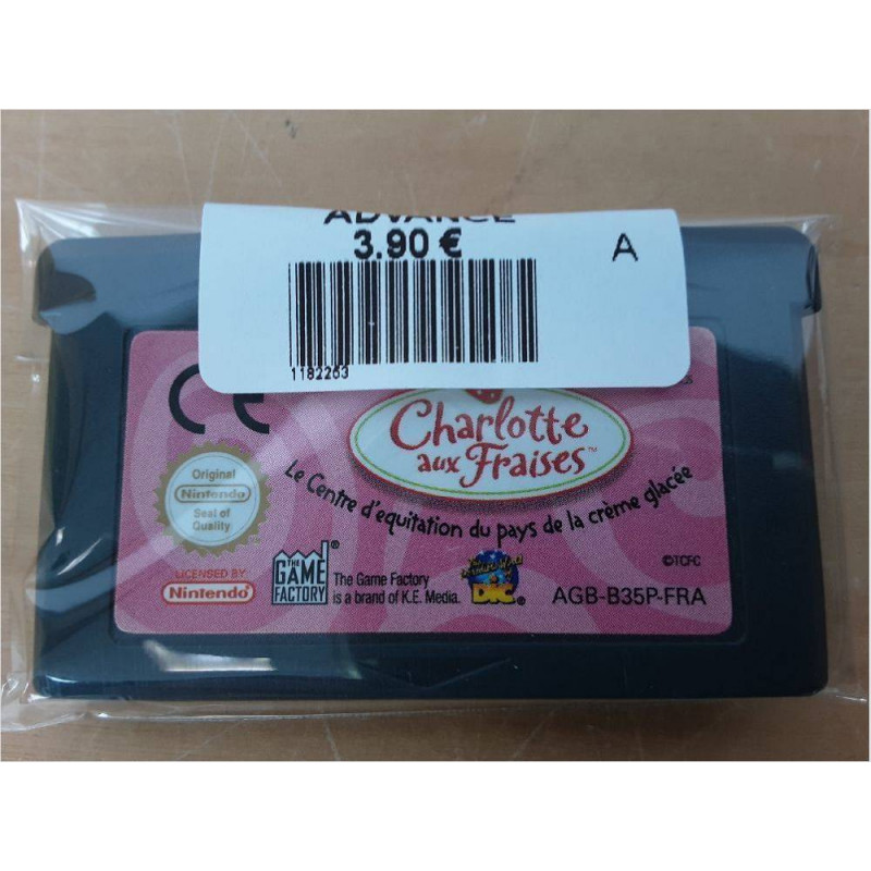 JEU NINTENDO GAME BOY ADVANCE CHARLOTTE AUX FRAISES
