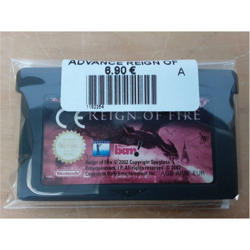JEU NINTENDO GAME BOY ADVANCE REIGN OF FIRE