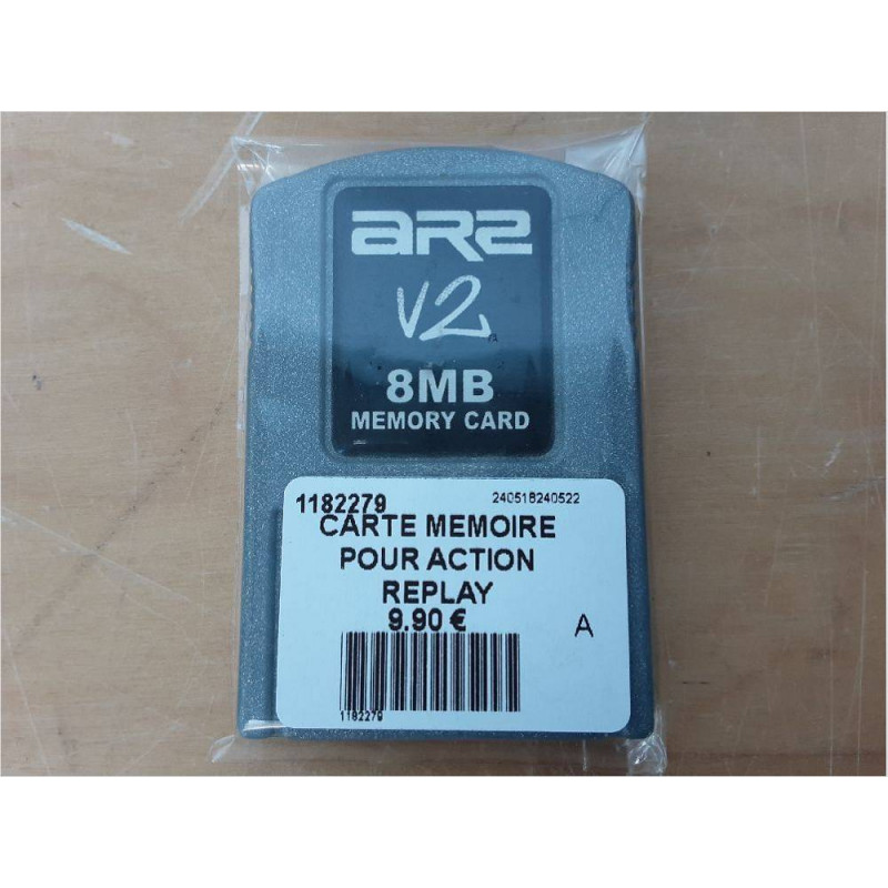 CARTE MEMOIRE POUR ACTION REPLAY PLAYSTATION 2