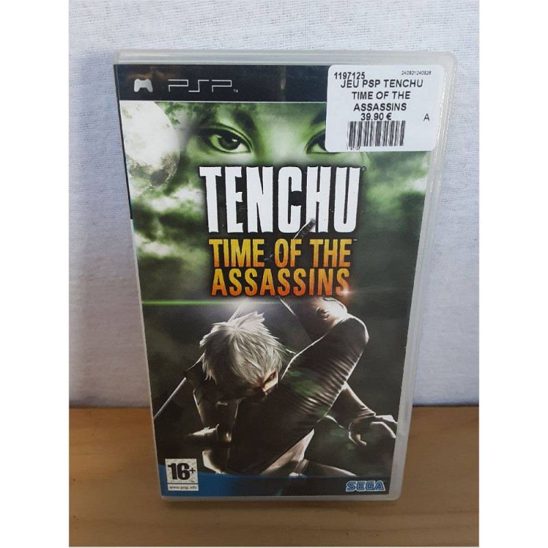 JEU PSP TENCHU TIME OF THE ASSASSINS COMPLET