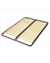 SOMMIER CADRE 22 LATTES 120X190 AVEC RENFORT CENTRAL