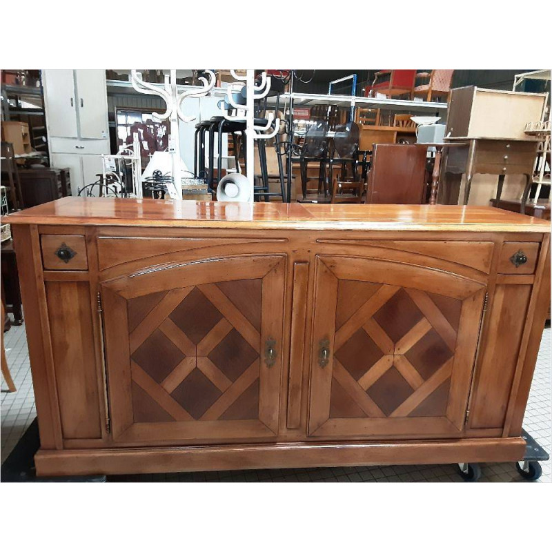 BUFFET MERISIER 2 PORTES 2 TIROIRS