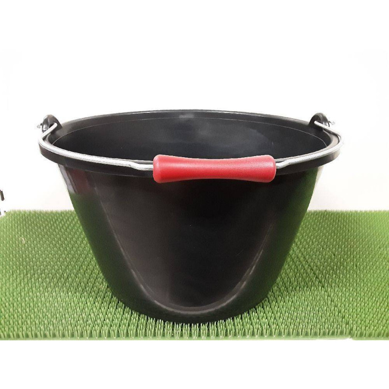 SEAU A VEAU 16L GRADUE ANSE METAL AVEC POIGNEE (SV16B)