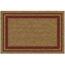 TAPIS COCO BORDURES ROUGE...