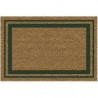 TAPIS COCO BORDURES VERT NATUREL/PVC 40X60CM