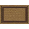 TAPIS COCO BORDURES MARRON NATUREL/PVC 40X60CM