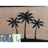 TAPIS COCO PALMIERS NATUREL 40X60CM