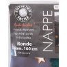 NAPPE IMPRIMEE ANTI TACHES RONDE DIAM.160CM