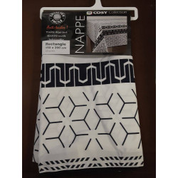NAPPE IMPRIMEE ANTI TACHES RECT.150X240CM