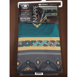 NAPPE IMPRIMEE ANTI TACHES RECT.150X300CM