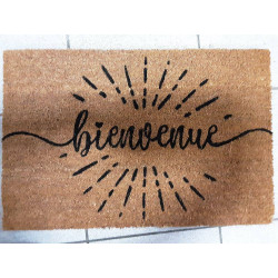 TAPIS COCO TEXTE BIENVENUE...