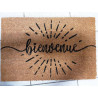 TAPIS COCO TEXTE BIENVENUE CALLIGRAPHI 40X60CM