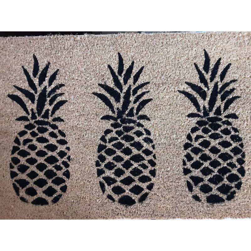 TAPIS COCO ANANAS NATUREL 40X60CM