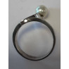 BAGUE OR BLANC 18K 3.87GR T52