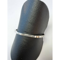 BAGUE OR BLANC 18K 0.63GR T53