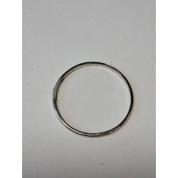 BAGUE OR BLANC 18K 0.56GR T51