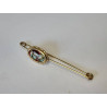 BROCHE OR 18K 2.46GR EMAIL LIMOGES 