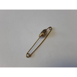 BROCHE OR 18K 2.46GR EMAIL LIMOGES 