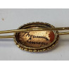 BROCHE OR 18K 2.46GR EMAIL LIMOGES 