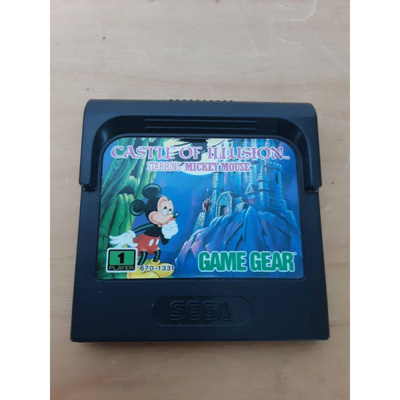 JEU VIDÉO MICKEY MOUSE CASTLE OF ILLUSION GAME GEAR