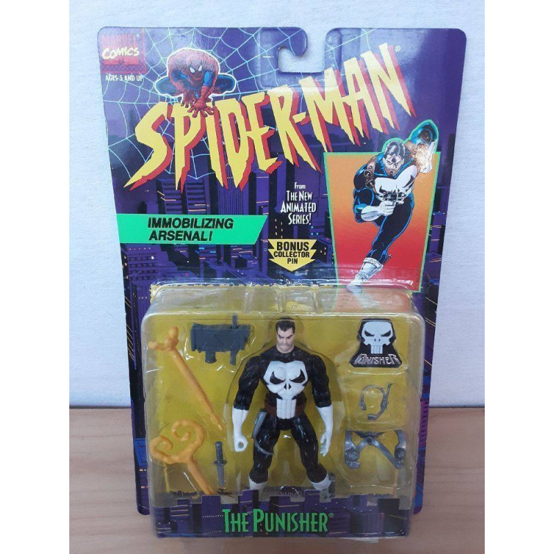 FIGURINE SPIDER-MAN THE PUNISHER SOUS BLISTER
